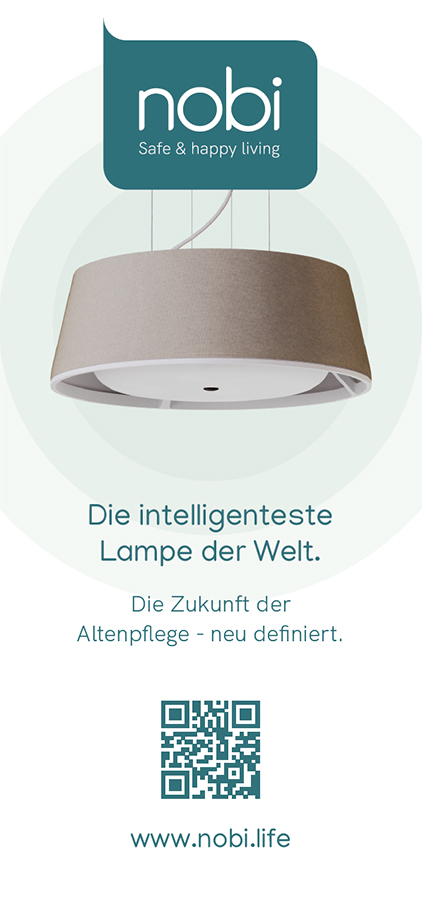 Intelligente Deckenlampe mit integrierter Sturzerkennung